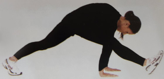 کشش عضلات لگن و ران 